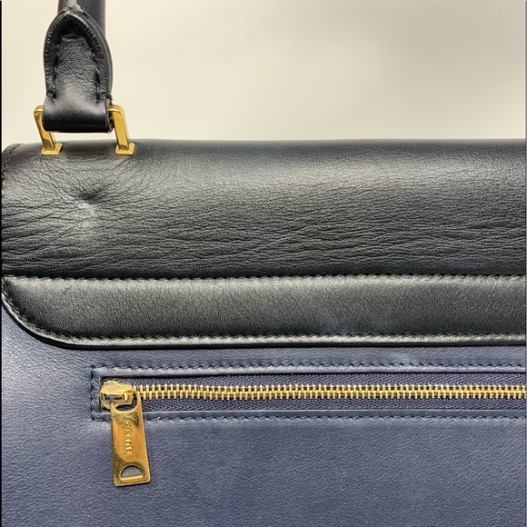 AUTHENTIC CELINE Trapeze Black Multi Shoulder Bag - Picture 12 of 15